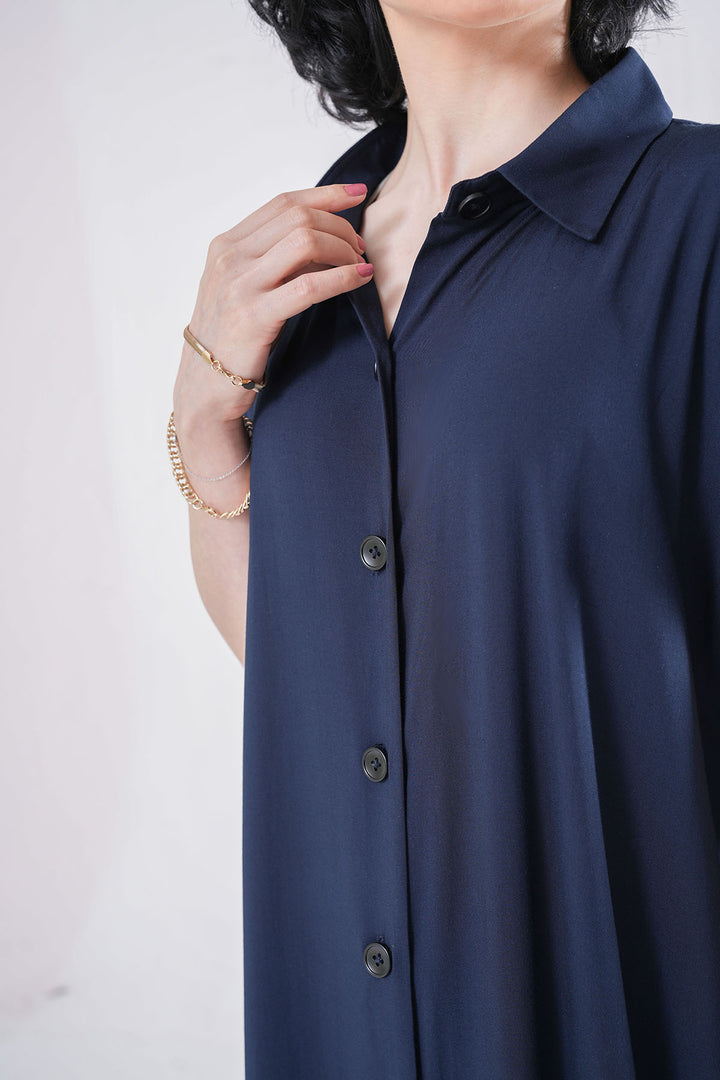 LOOSE FIT KIMONO STYLE LONG DRESS