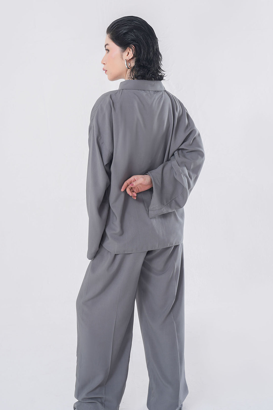 GREY CUBAN CO-ORD SET
