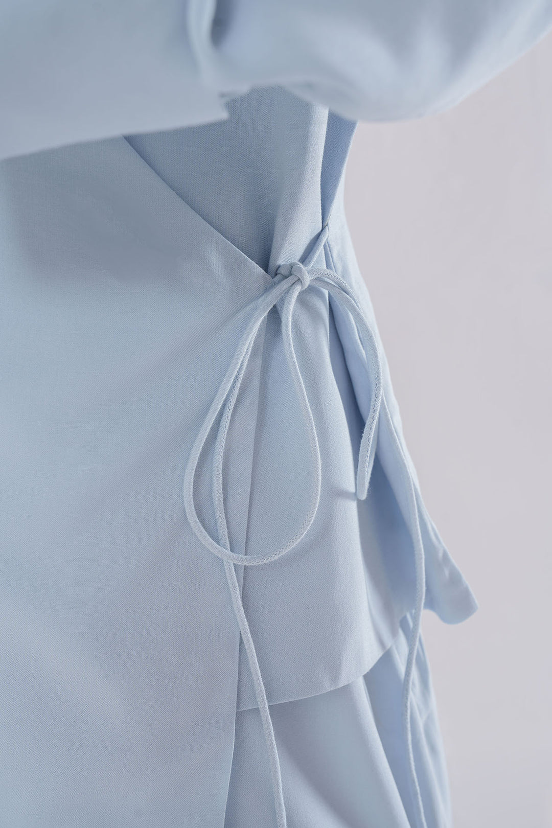 ICE BLUE CO-ORD SET WITH KNOT