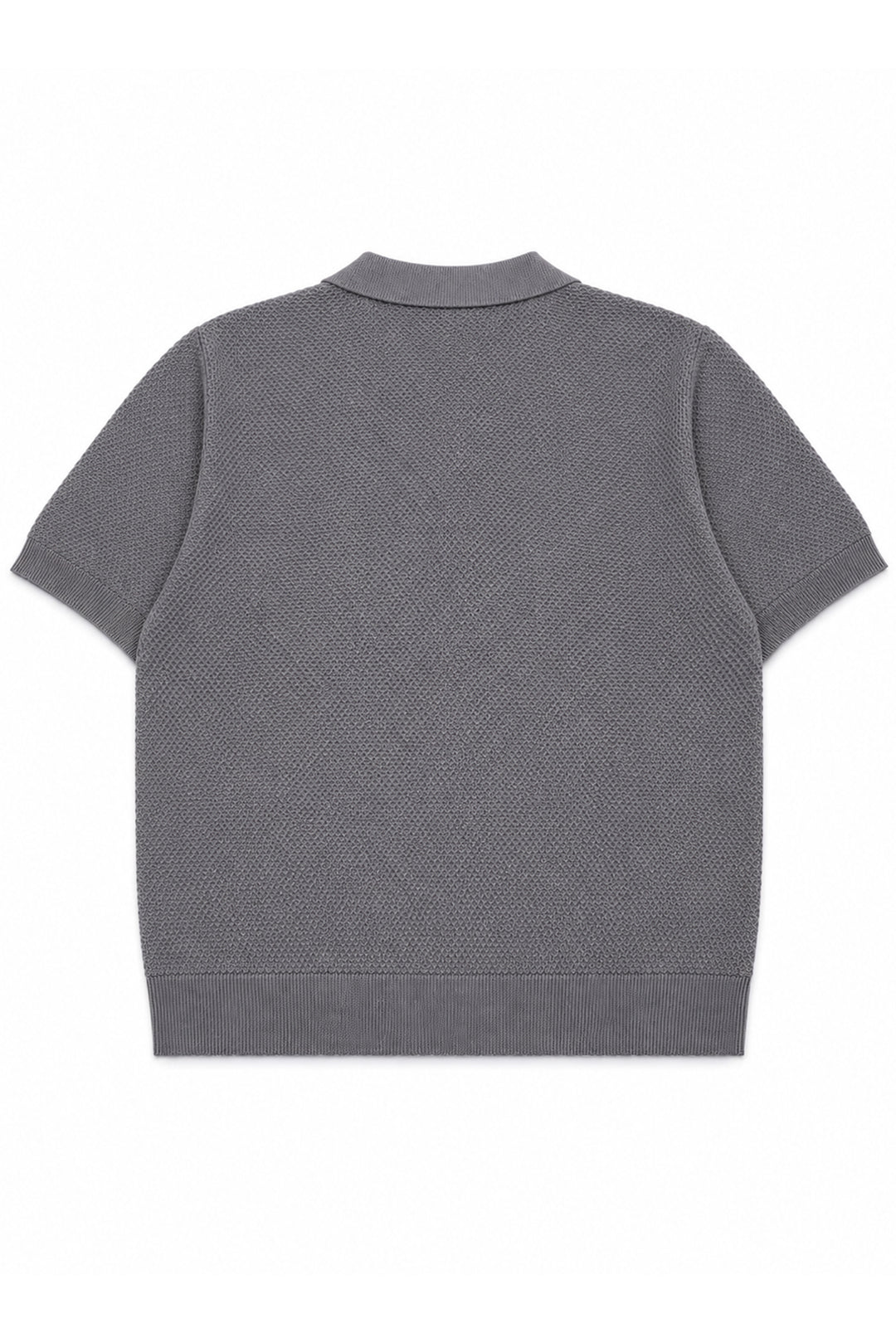 V Neck Knitted Men Polo Shirt
