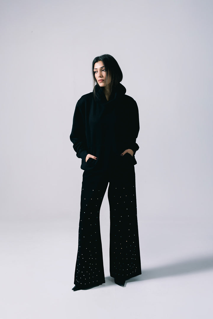 Rhinestone Jeans | Black