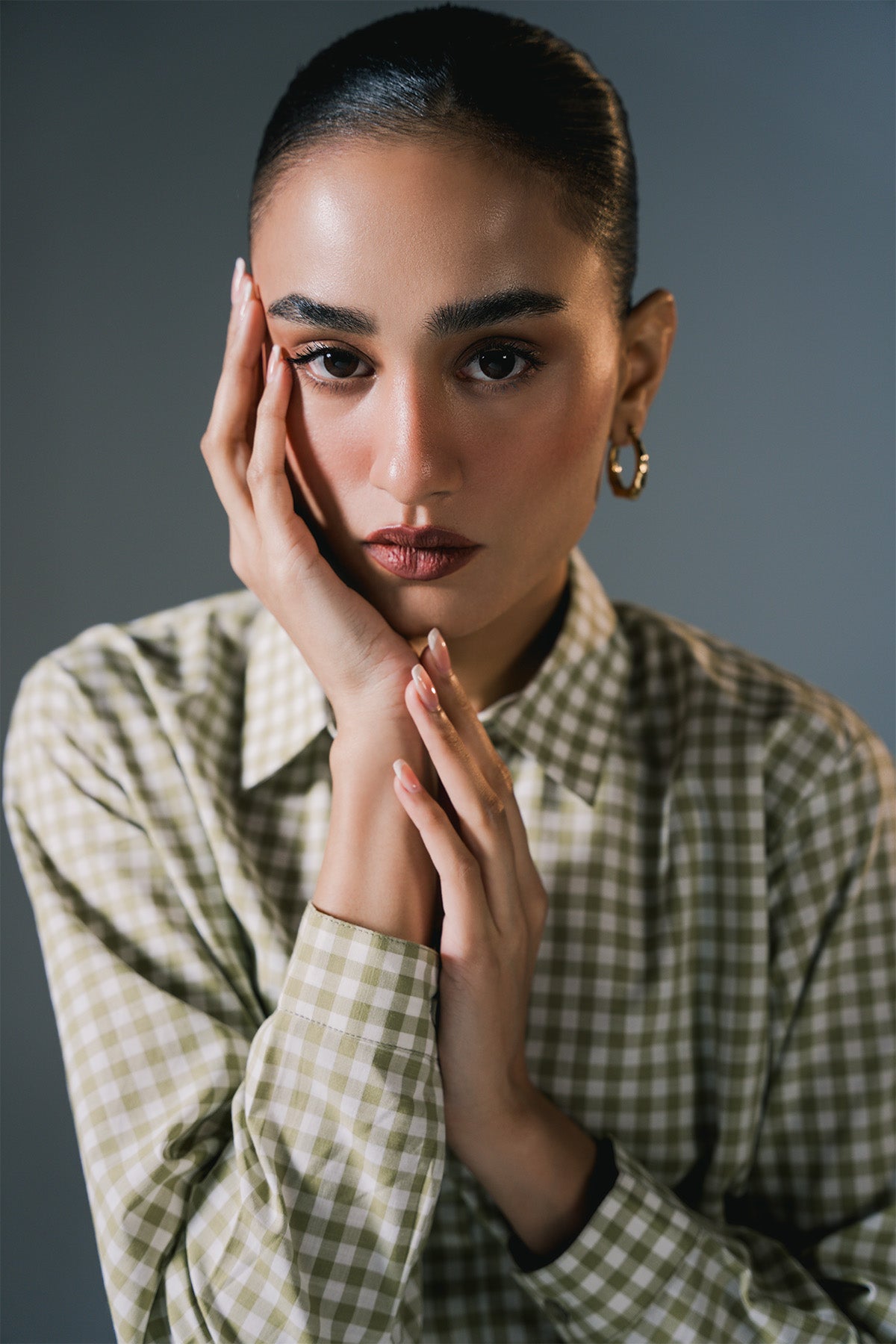 Thick Shirt Check | Sage Green