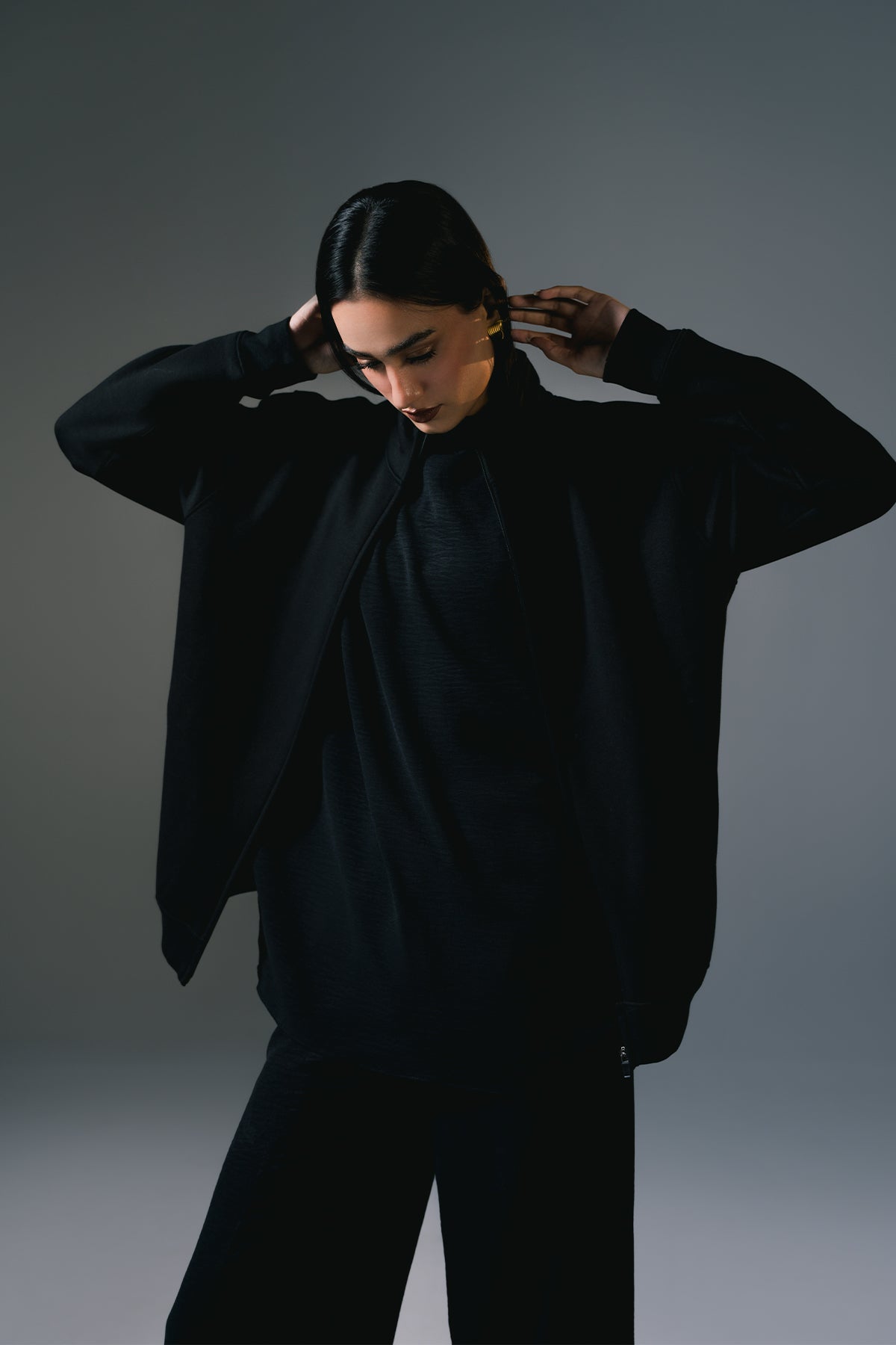 Unisex Zipper Jacket | Black