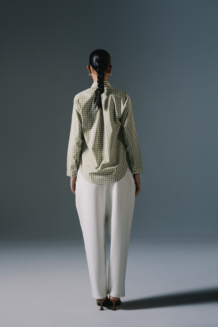 Trouser Pants | Ash white