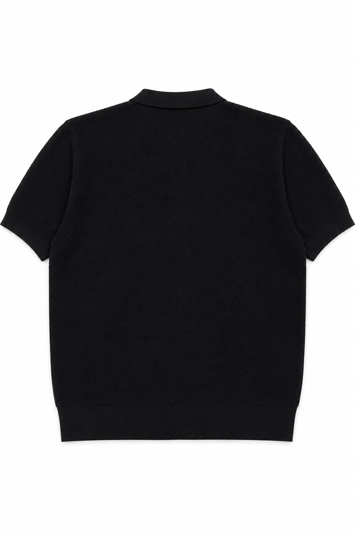 V Neck Knitted Men Polo Shirt