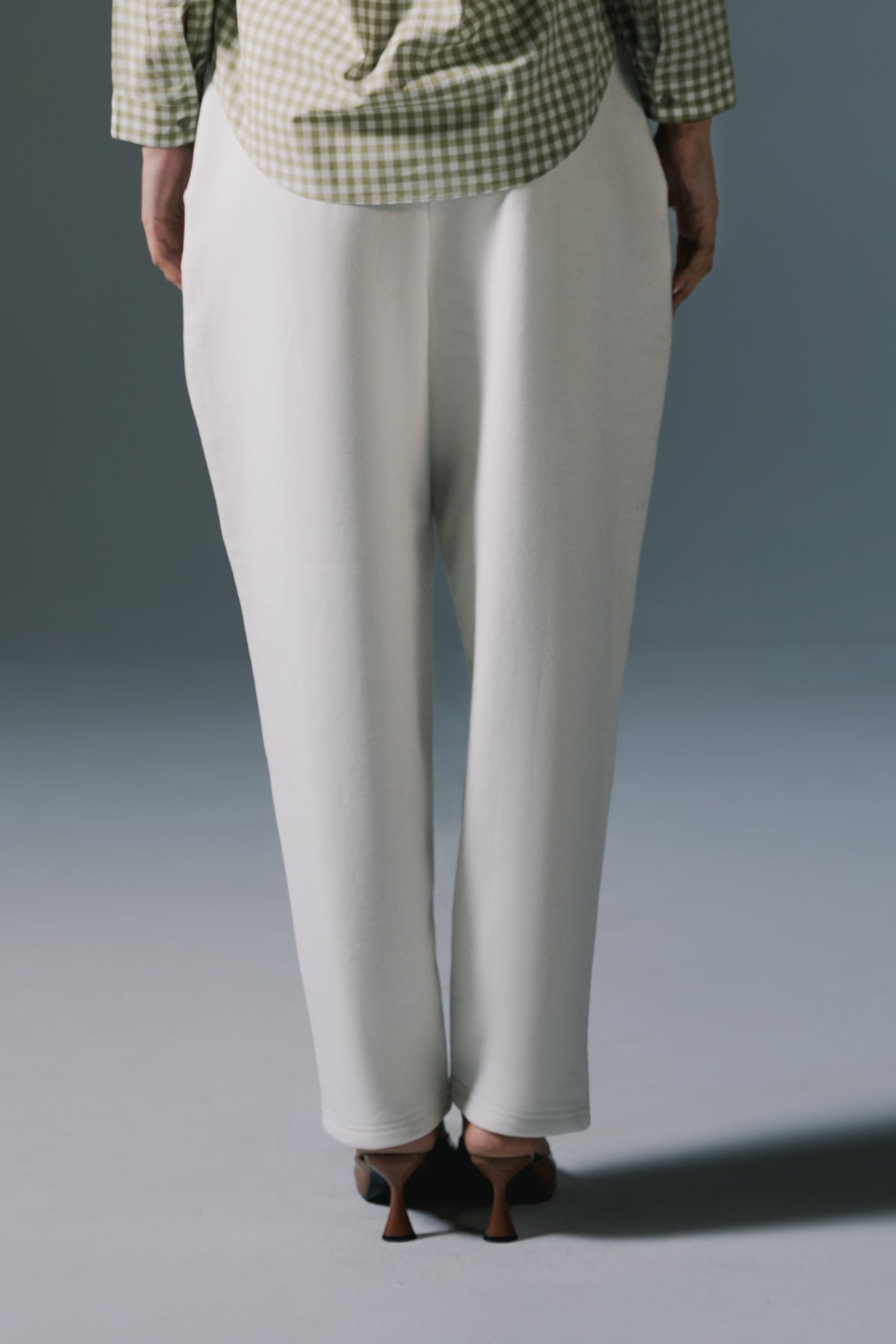 Trouser Pants | Ash white