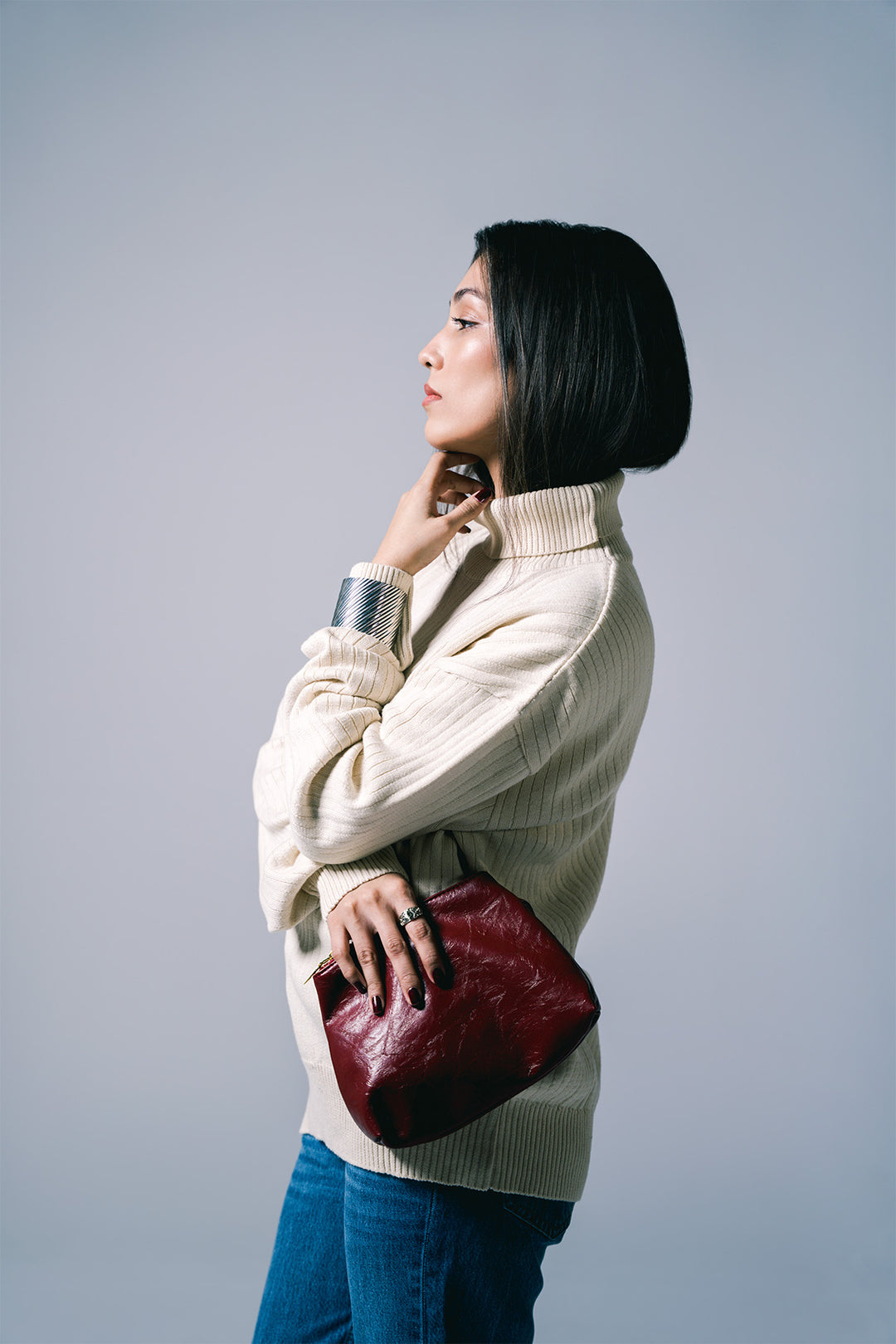 Unisex High Neck | Off White