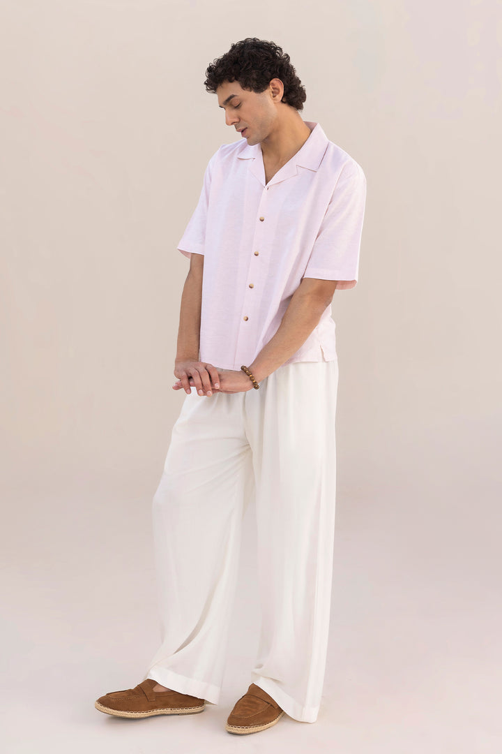 Soft Linen White Trousers