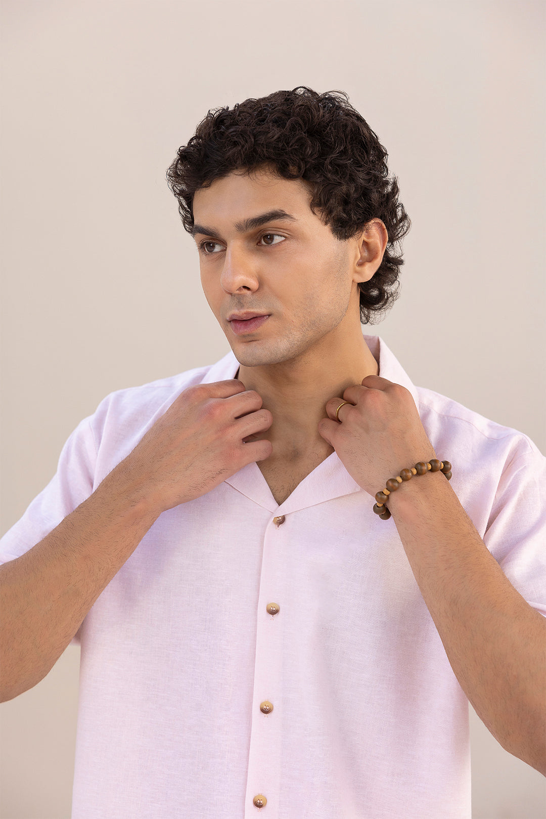 Resort Button down Shirt - Pink