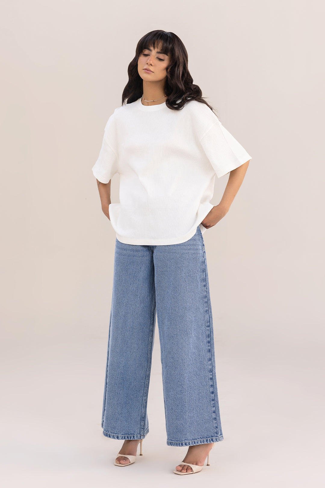 Relaxed Tee shirt - White