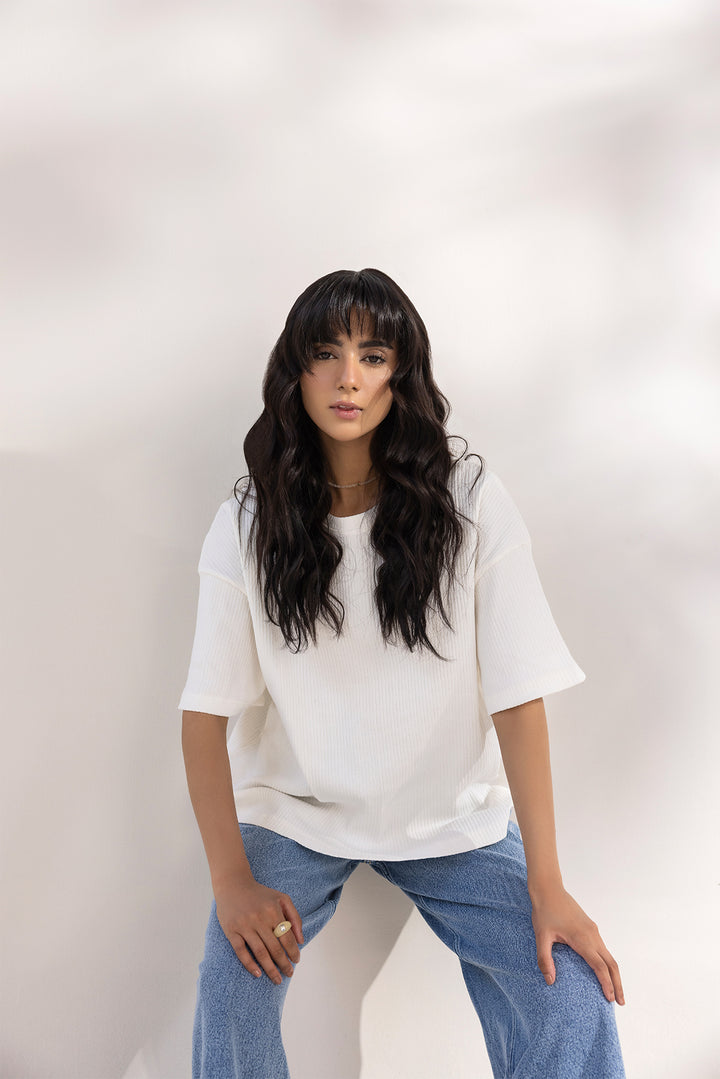 Relaxed Tee shirt - White