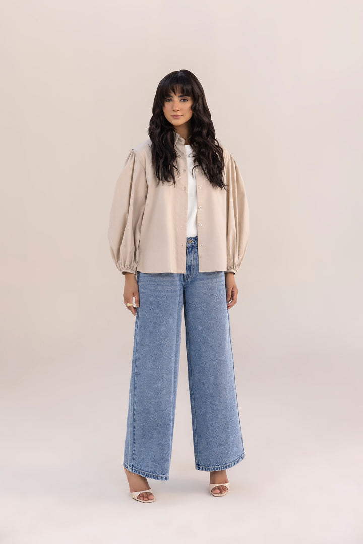 Puffy sleeves shirt