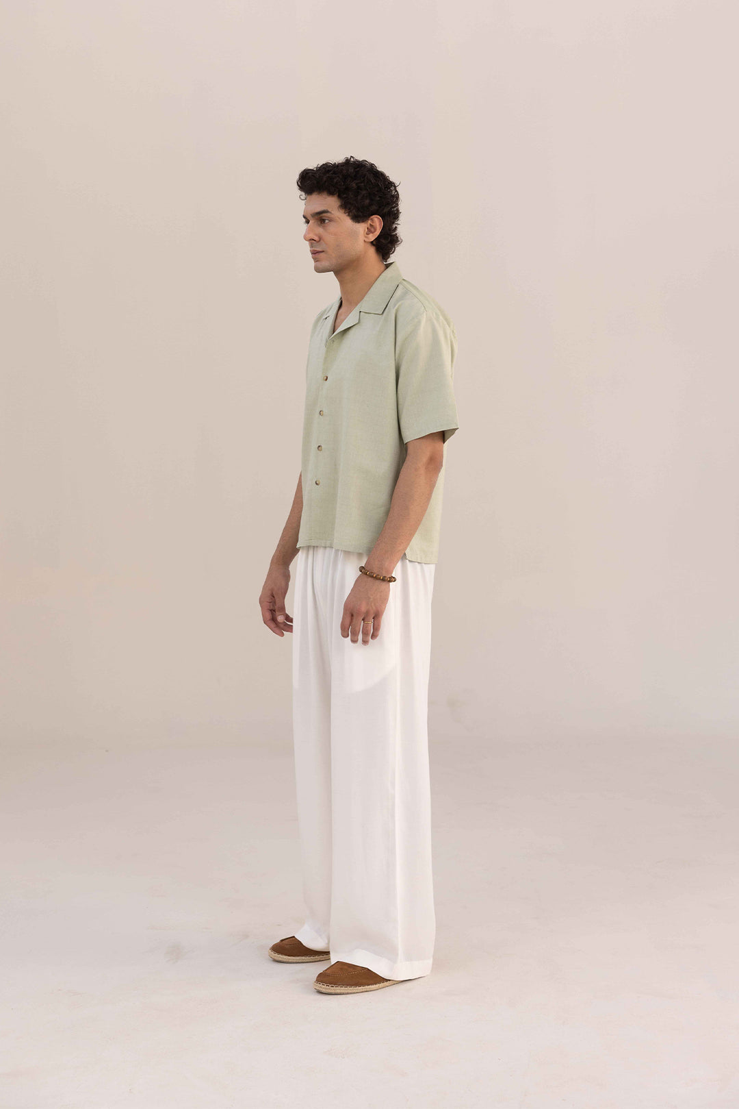 Resort Button Down Shirt - Sage