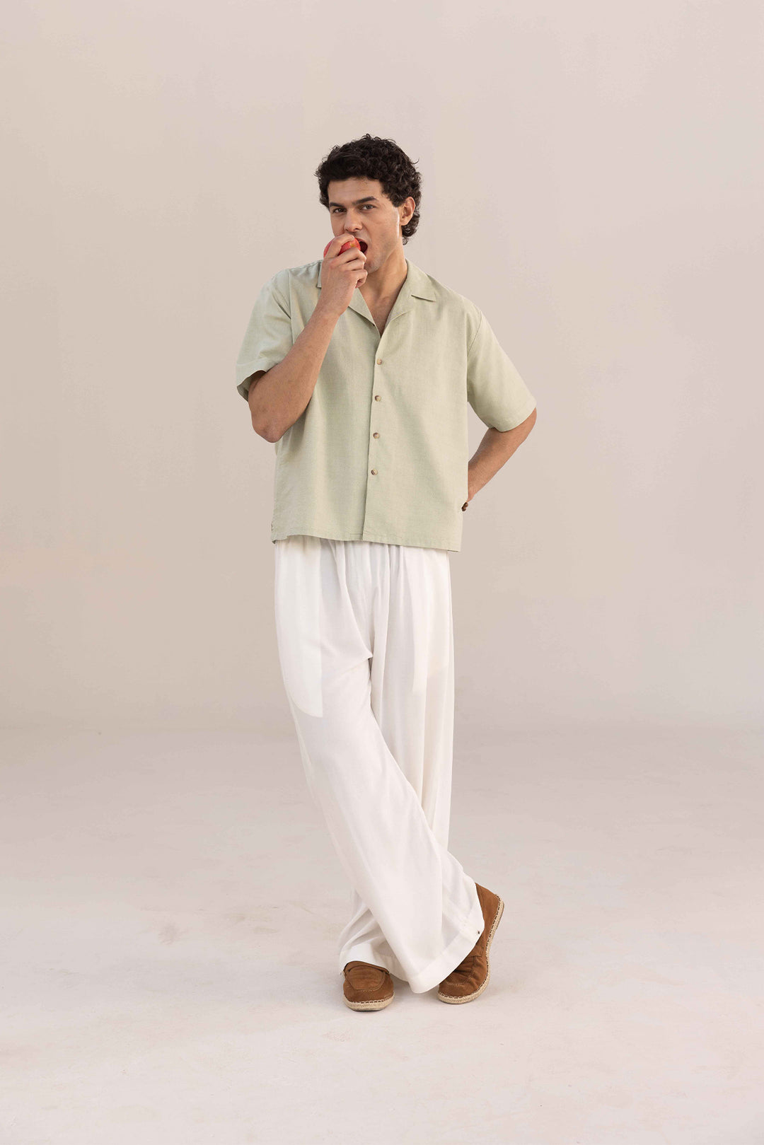 Resort Button Down Shirt - Sage