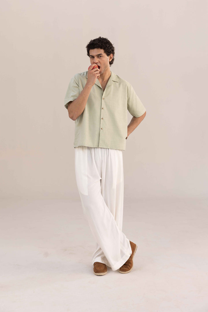 Resort Button Down Shirt - Sage