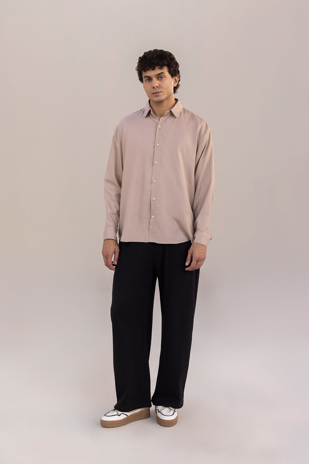 Button down shirt - Beige