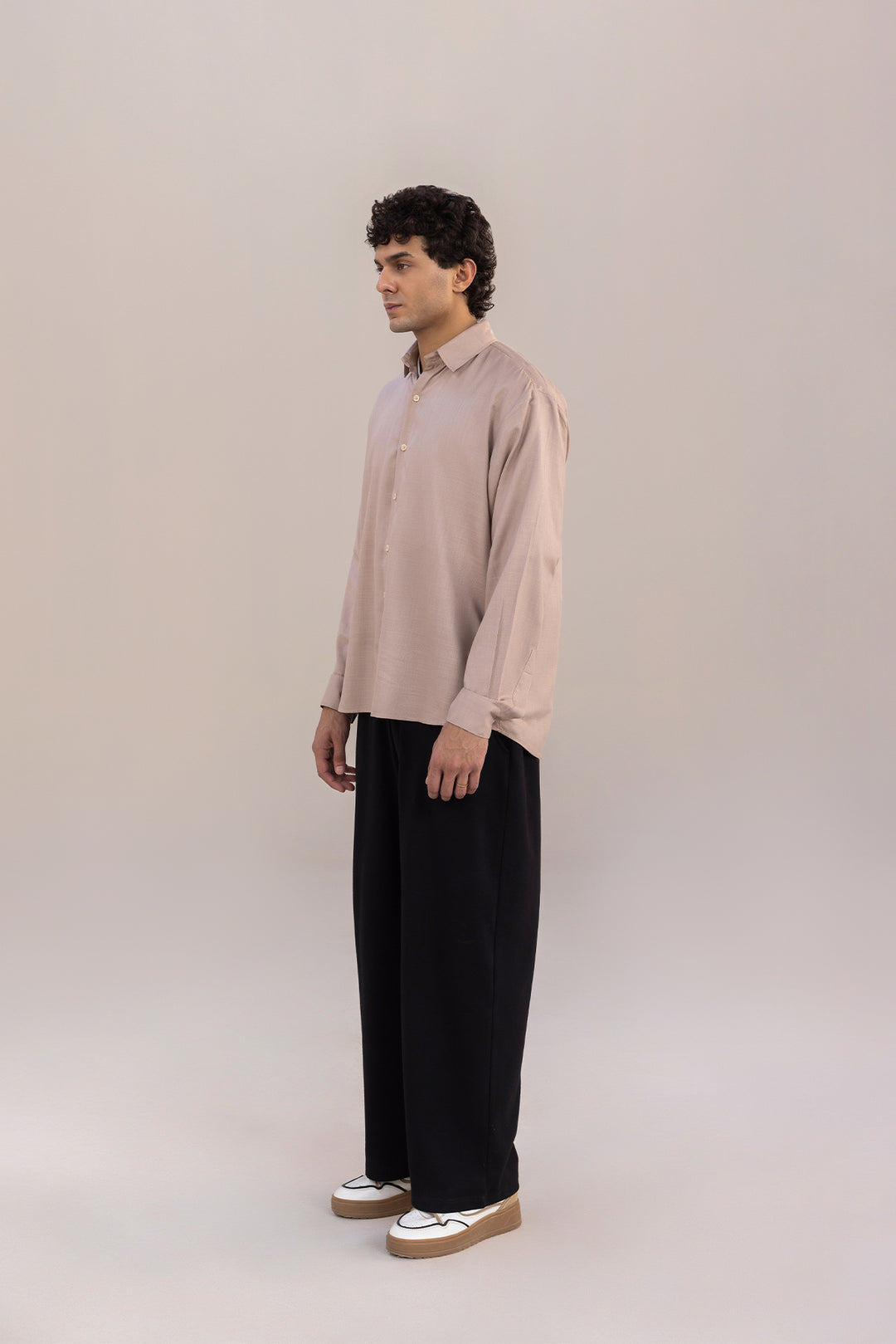 Button down shirt - Beige