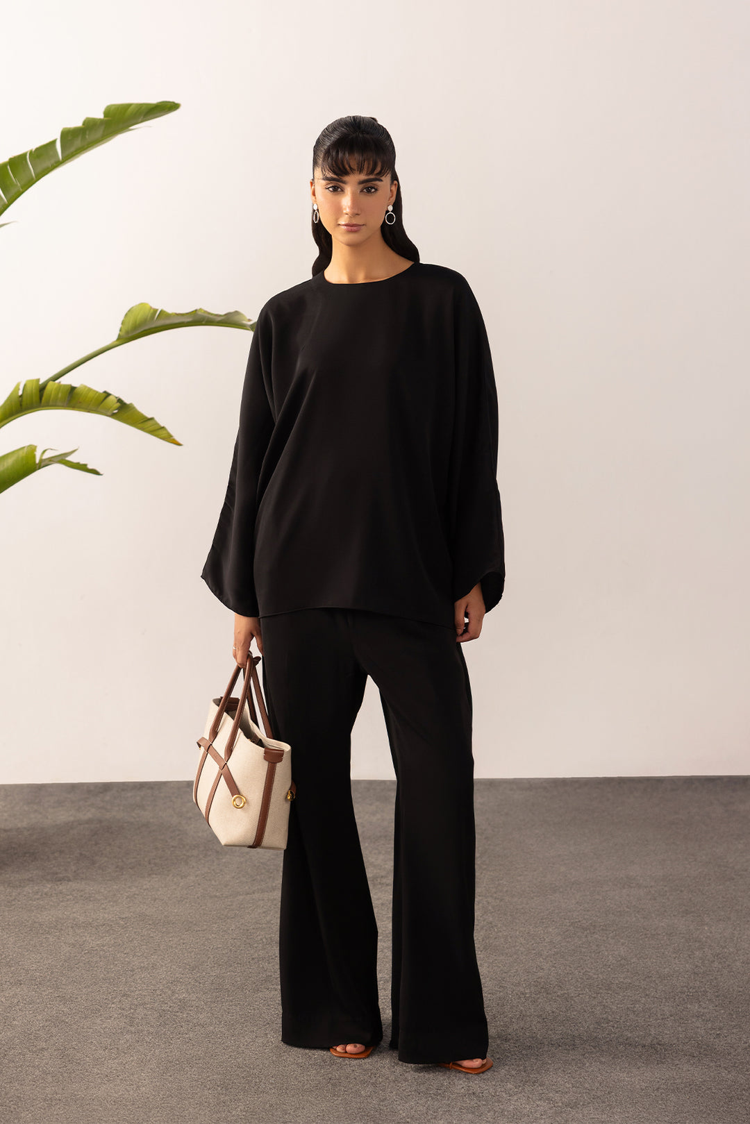Black Loose-fit trousers