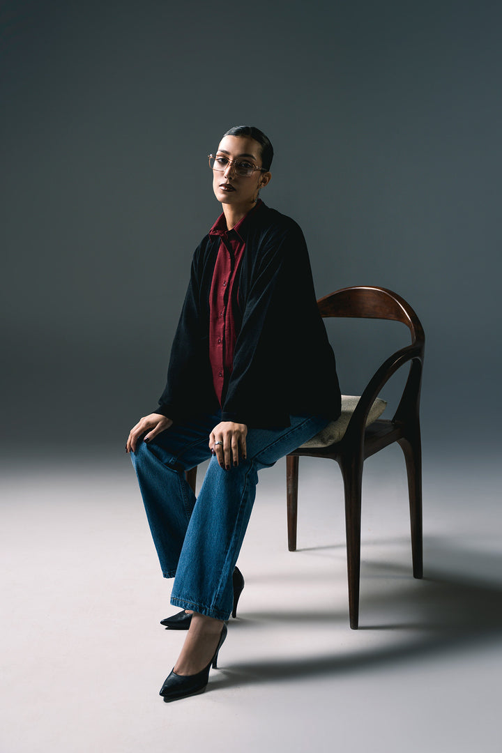 Button down shirt | Maroon