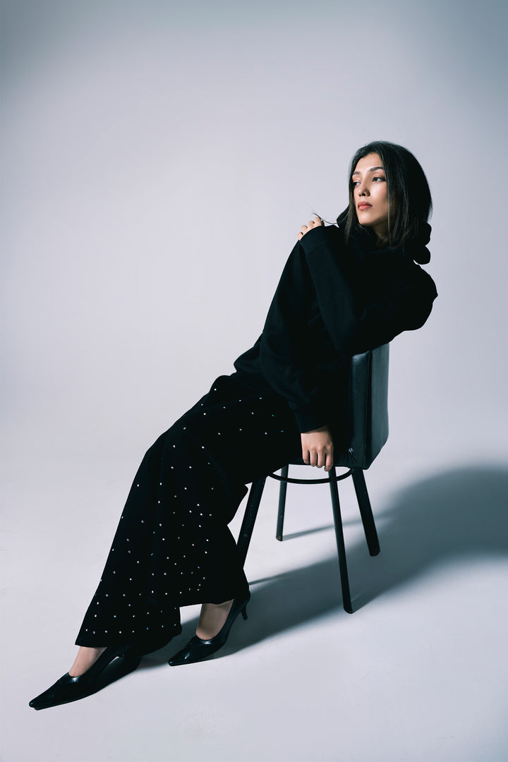 Rhinestone Jeans | Black