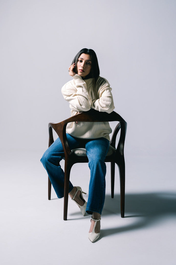 Unisex High Neck | Off White