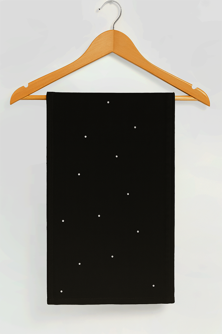 Rhinestone Pants Black