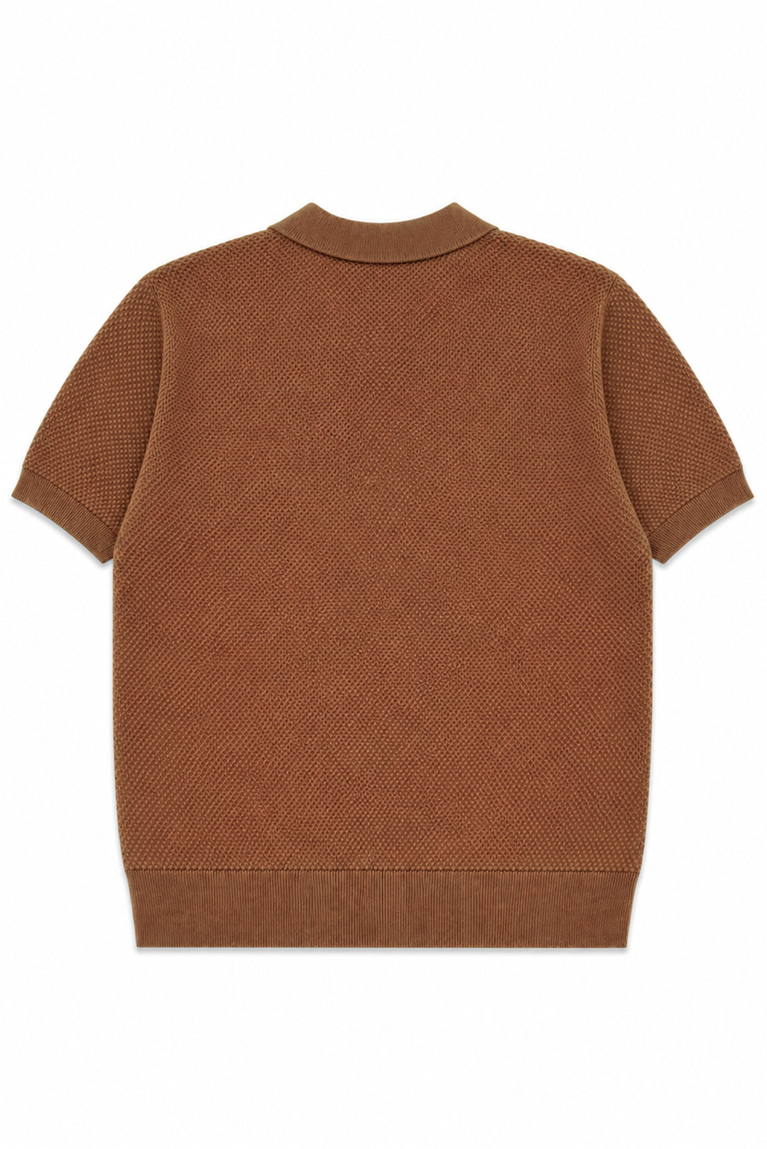 V Neck Knitted Men Polo Shirt