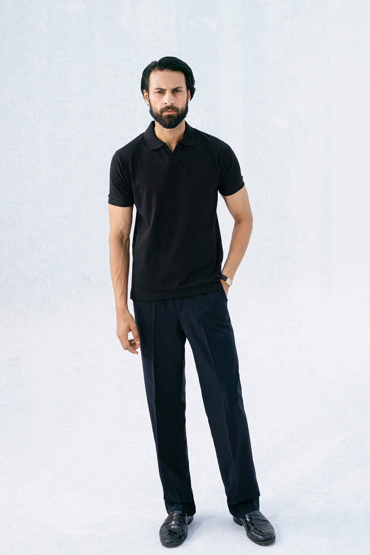 Black V Neck