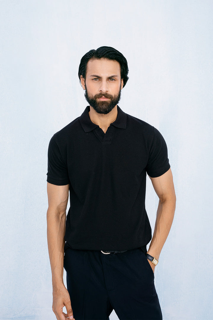 Black V Neck