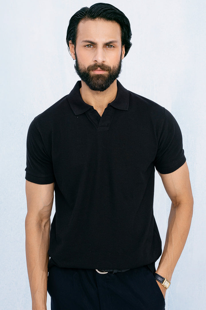 Black V Neck