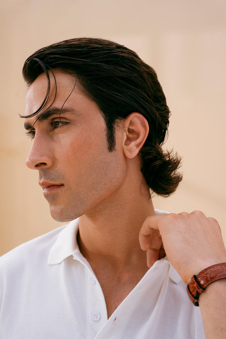 White Basic Polo Shirt