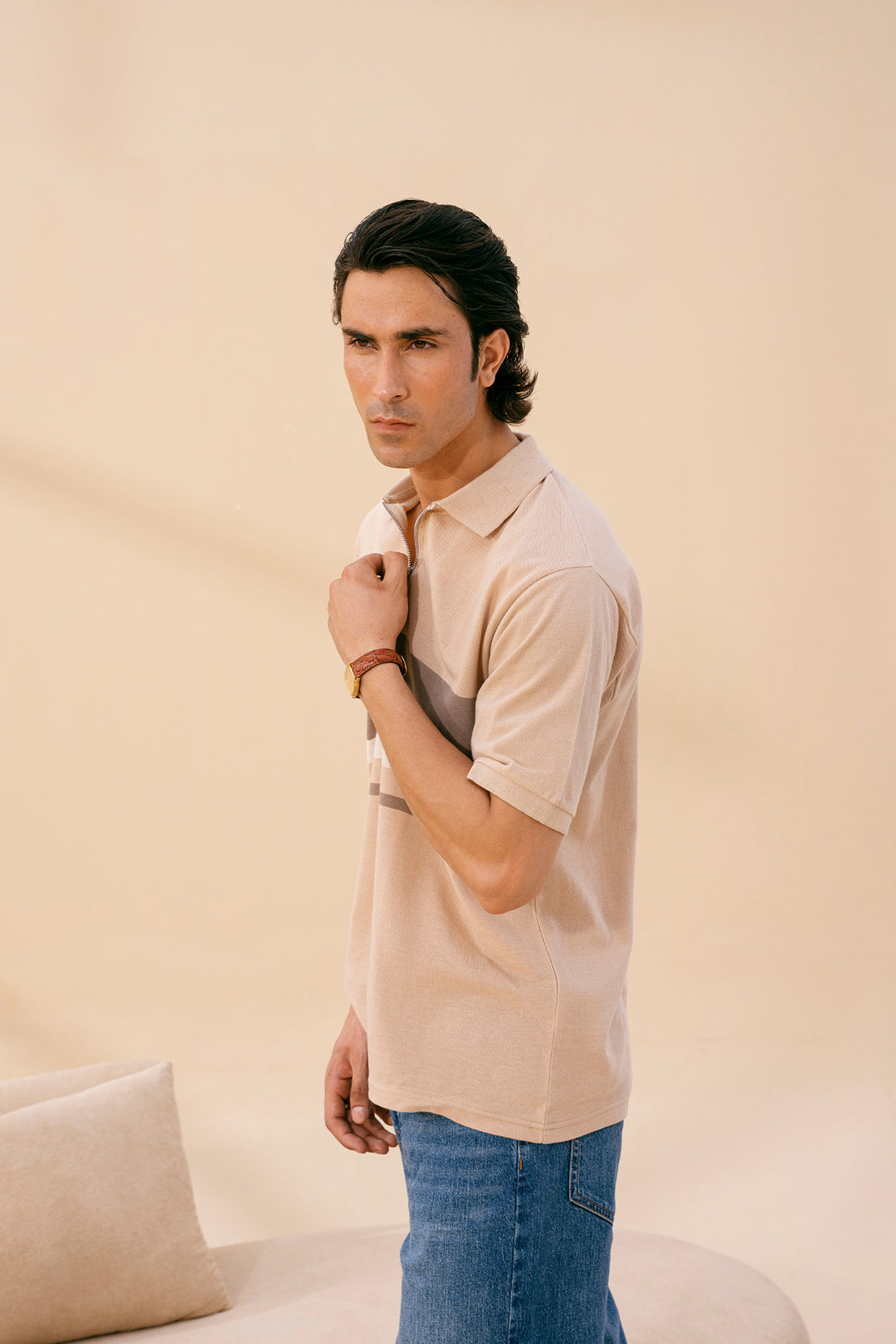 Striped Polo Shirt