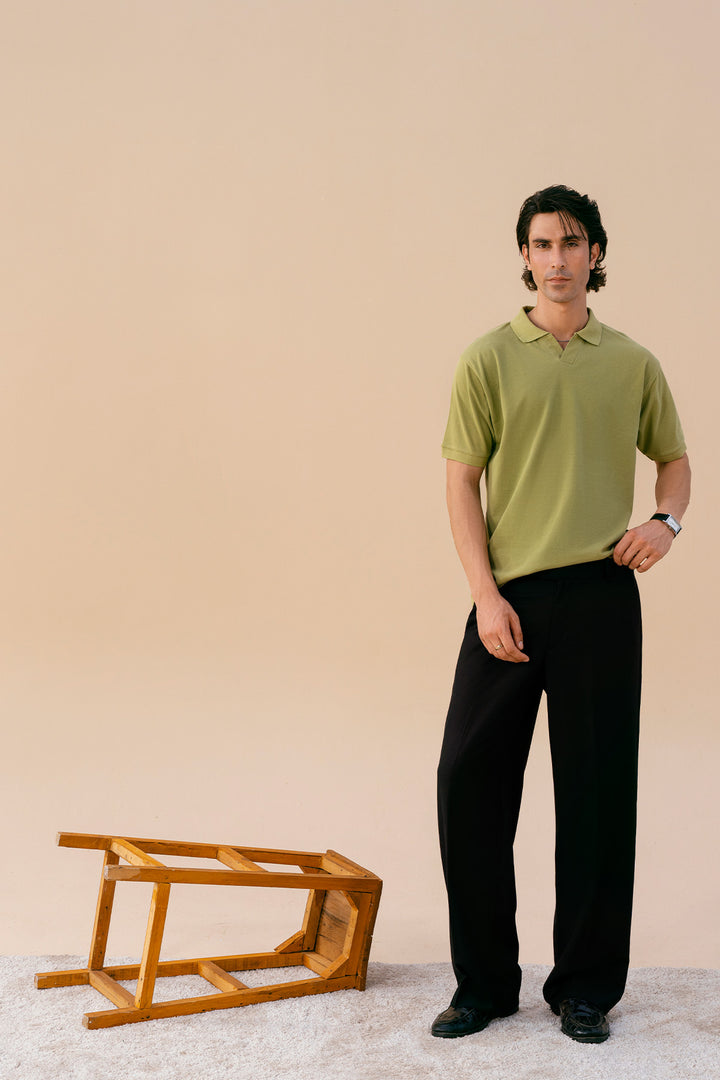 Sage V Neck
