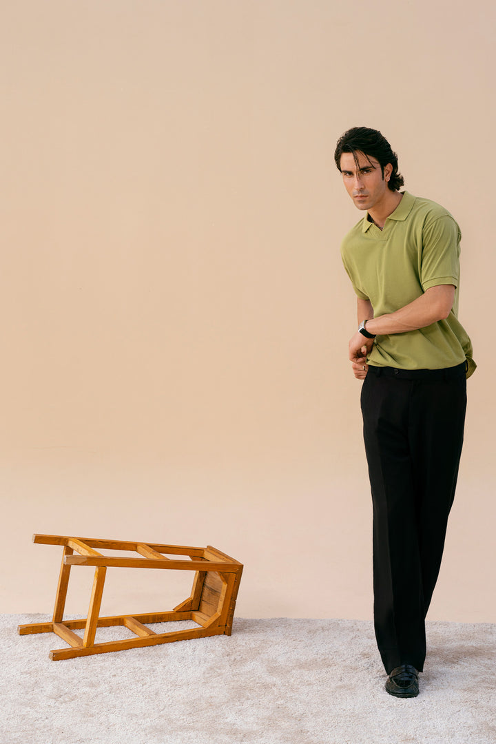 Sage V Neck