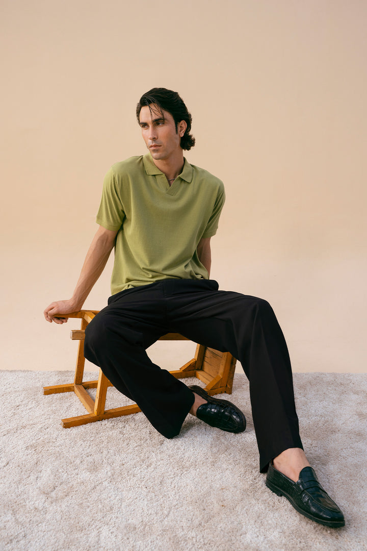 Sage V Neck
