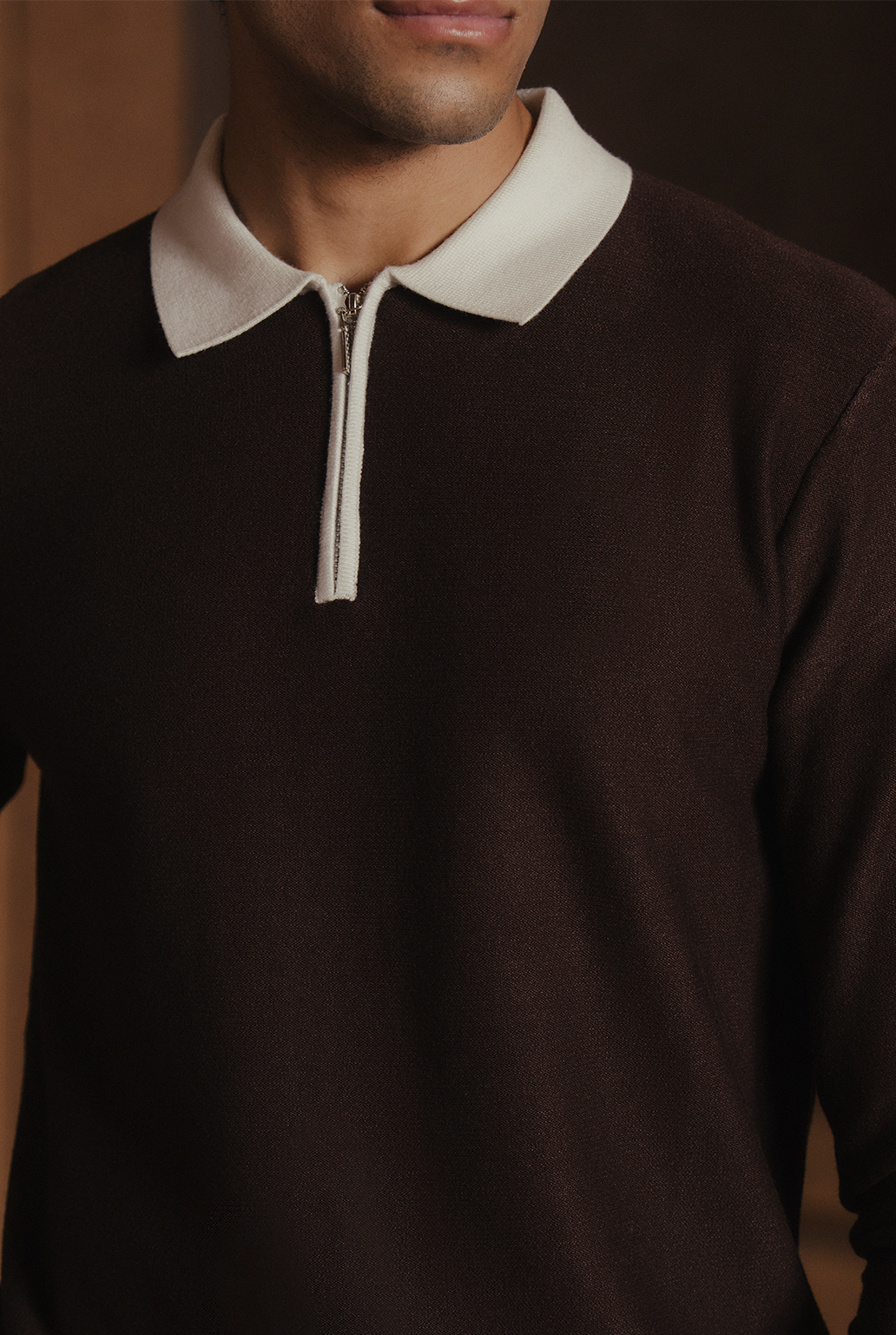 Men's Zipper Polo