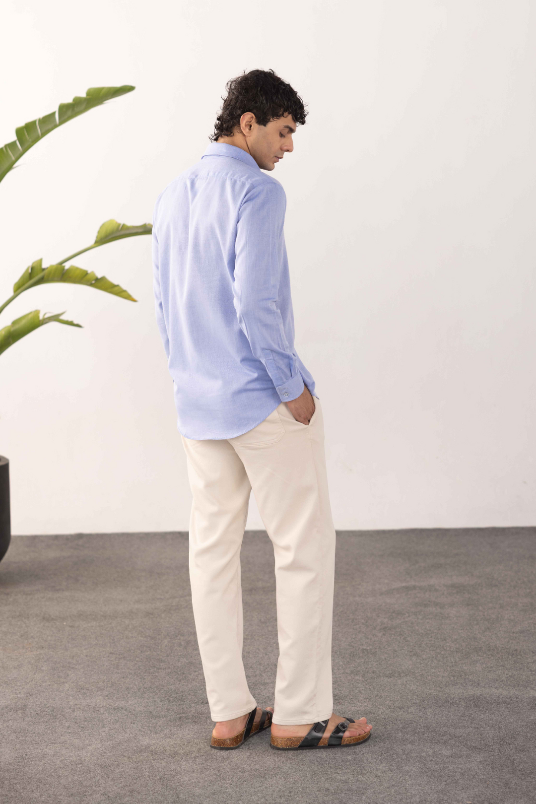 Trouser pants w/ drawcords