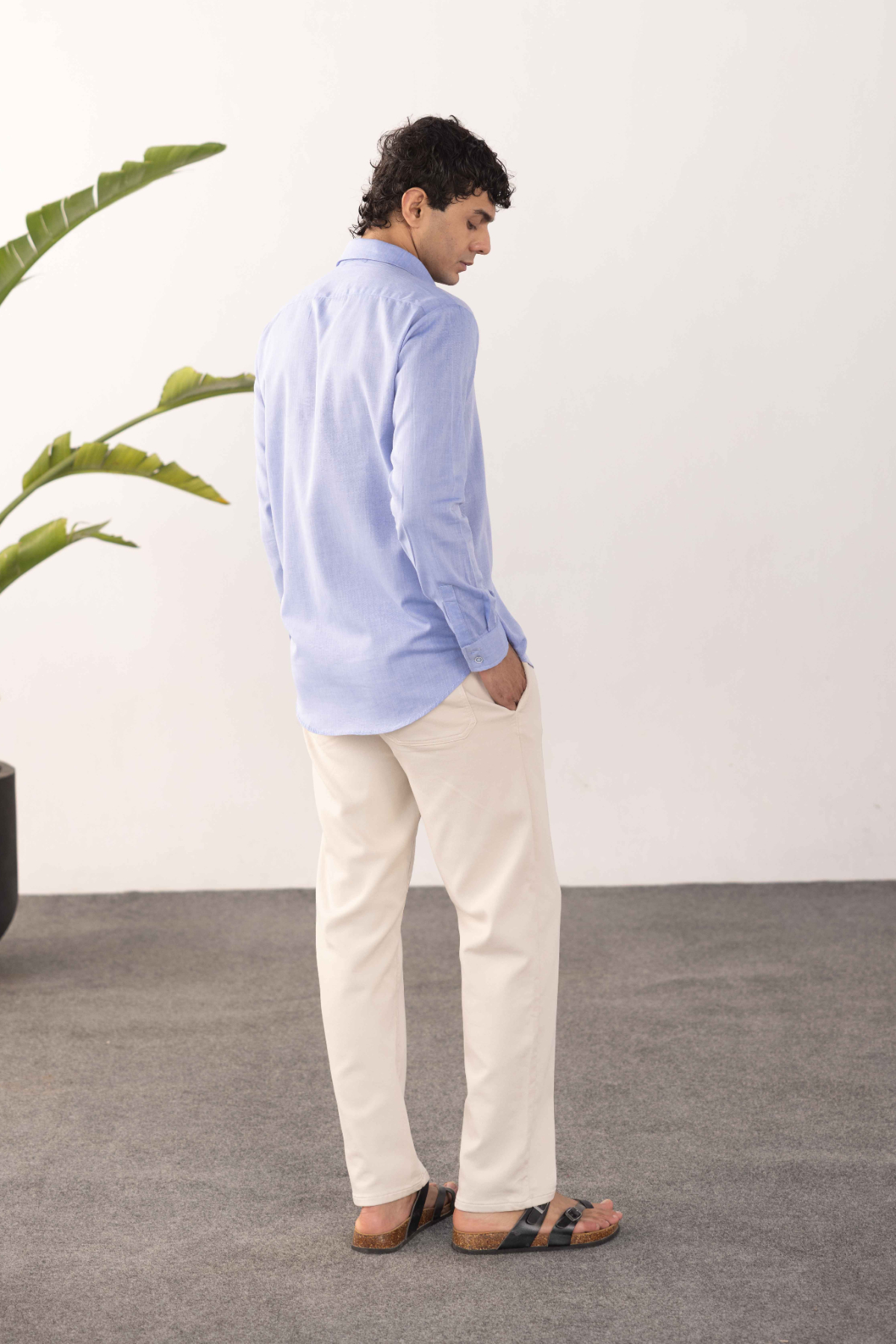 Trouser pants w/ drawcords